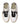 Sneakers Pgal Donna in pelle e glitter bianco e nero PGLDVG02 BIANCO PHILIPPE MODEL 