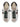 Sneakers Prsx Uomo in pelle e suede bianco e grigio PRLUWX55 BIANCO PHILIPPE MODEL 