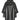 Mantella over in pelle nera con piumino ed inserti in lana LAVINIA 20 THE JACKIE LEATHERS 