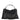 Borsa Diletta in pelle con frangie nera 25951PELLE NERO VISONA 