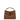 Borsa Felicita con zip in pelle martellata cuoio 26714PELLE NOCE VISONA 