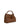Borsa Felicita con zip in pelle martellata cuoio 26714PELLE NOCE VISONA 