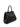 Borsa Ornella con clip in pelle martellata nera 26822PELLE NERO VISONA 