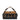 Borsa bauletto in pelle vintage nera e cuoio con cinghie CHERRY NERO SILENT PEOPLE 