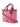 Mini shopping con perline Miami rosa 3007C PINK DE SIENA 