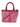 Mini shopping con perline Miami rosa 3007C PINK DE SIENA 