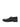 Mocassino monofibbia in pelle nero con frange