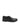 Mocassino monofibbia in pelle nero con frange