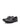 Mocassino monofibbia in pelle nero con frange