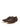 Mocassino in camoscio marrone con fascia