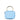 Mini Avalon bag in light blue leather with a ring metal handle AVALON AZZURRO ALMALA 