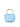 Mini Avalon bag in light blue leather with a ring metal handle AVALON AZZURRO ALMALA 