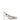 Slingback Bizarre in pelle argento con tacco BIZARRE ARGENTO ASH 
