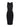 Black crepe sheath dress with white contrast piping AB724 685 ELISABETTA FRANCHI 