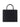 Tote bag media nera con impunture a contrasto BS09A 110 ELISABETTA FRANCHI 
