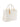 Medium white jacquard fabric tote bag with charms<BR/> BS12A 193 ELISABETTA FRANCHI 