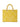 Tote bag in medium yellow jacquard fabric with charms BS12A DC6 ELISABETTA FRANCHI 