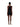 Black bicolour crepe mini skirt with charms GO079 685 ELISABETTA FRANCHI 