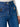 Flared jeans with pockets and bow details PJ88N 104 ELISABETTA FRANCHI 