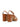 Heeled sandal in leather Cliff Ranch Nut Guglielmo Rotta 