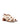 Grain leather sandal with buckles and heel GRAINRANCH CHALK GUGLIELMO ROTTA 