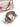 Bronze metallic leather mini bag with rhinestone handle CM142A3111 034 ALMALA 