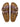 Arizona Big Buckle Rafia marrone donna 1031418 CARAFE BIRKENSTOCK 