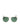 Iam gold metal eyeglasses with green lenses 16132DA GOLD/GREEN CHPO 