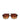 Occhiale Cocas marrone con lenti marroni 16135QB COFFEE/BROWN GRADIENT CHPO 