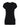 Black slim-fit crew-neck viscose T-shirt DS064JS0312D 999 DONDUP 