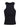 Slim black ribbed cotton crew-neck tank top DS071JS0314D 999 DONDUP 
