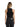 Slim black cotton ribbed crew-neck tank top DS071JS0314D 999 DONDUP 