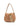 Helena Round bag in hammered leather, leather brown, BS11086 CLAY, GIANNI CHIARINI 