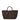 Small mocha suede Mashup shopping bag BS11836 MOKA GIANNI CHIARINI 