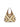 Borsa a mano Dua in rafia bianco, beige e cuoio BS12189 CUOIO GIANNI CHIARINI 