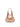 Small Dua bag in platinum hammered leather BS9718 MIRAGE CLAY GIANNI CHIARINI 
