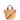 Borsa secchiello grande in rafia beige MIROZY TEA IBELIV 