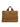 Borsa shopping in rafia con frangie laterali marrone ONJA DARK TEA IBELIV 