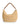 Borsa a sacca in rafia beige con manico intrecciato UTOPIA TEA IBELIV 