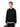 Felpa con cappuccio in cotone felpato nero SH9839 031 LACOSTE 