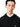 Felpa con cappuccio in cotone felpato nero SH9839 031 LACOSTE 