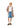 Bermuda in denim di cotone e lino stretch azzurro OZONO 006 MAX MARA WEEKEND 