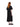 Abito in popeline nero con ricami TARTUFO 012 MAX MARA WEEKEND 