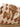 Ciabatta in corda intrecciata cuoio con fondo platform SW451008K MARRONE MOU 
