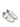 Sneakers Pgal donna in pelle craclè bianca e dettaglio azzurro PGLDVC02 BIANCO PHILIPPE MODEL 