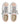Sneakers Prsx donna in pelle bianca con dettaglio glitterato rosa PRLDVG06 ROSA PHILIPPE MODEL 
