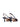 Slingback Falara in rafia e tessuto canvas blu e nero con tacco FALARA NOTTE ROBERTO FESTA 