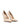 Decolletè in pelle beige con tacco in metallo 11cm LEY56 IVORY SERGIO LEVANTESI 