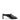 Black crackled leather mules with 5 cm heel ARRY03 GLAZE NERO HALMANERA 