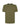 T-shirt a girocollo in cotone fiammata verde militare